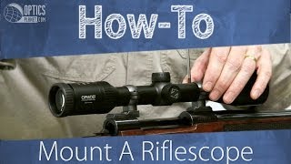 How To Mount A Riflescope  OpticsPlanetcom [upl. by Thorncombe]