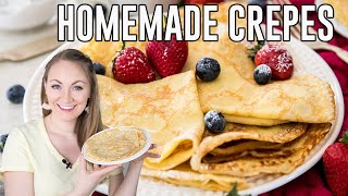 How to Make Crepes Easy [upl. by Komsa249]