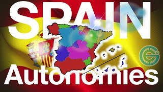 Autonomous regions of SPAIN explained Geography Now [upl. by Llerihs433]