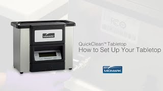 QuickClean™ Ultrasonic Cleaner Tabletop  How to Setup [upl. by Darum423]