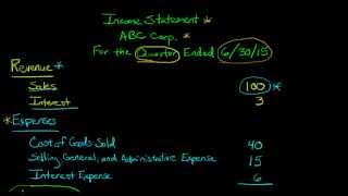 The Income Statement defined and explained [upl. by Atolrac738]