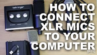 How To Connect an XLR Mic to Computer for Beginners [upl. by Zere577]