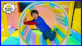 Indoor Playground for Kids with Ryans World [upl. by Eelamme]