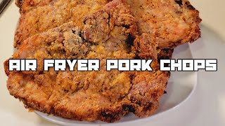 Air Fryer Pork Chops  Powerxl Air Fryer  Air Fryer Recipes [upl. by Odlawso]