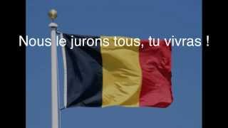 La Brabançonne  Hymne National Belge  Belgian National Anthem  ParolesLyrics [upl. by Notnyw]