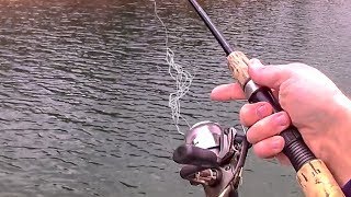 Spinning Reel Line Tangles Knots amp Loops  Basic Fishing Tips [upl. by Euginom612]