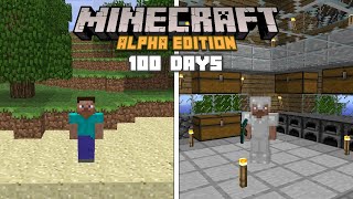 100 Days in Minecraft Alpha [upl. by Enajaras557]