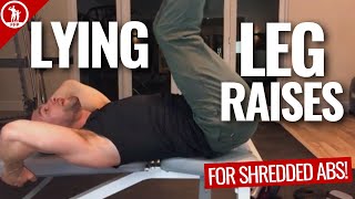 Lying Leg Raises Correct Form amp Tutorial [upl. by Ihpen]