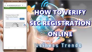 How to Verify SEC Registration Permit Online feat J Store Innovation Worldwide [upl. by Orth]