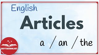 Articles in English  Learn English  EasyTeaching [upl. by Blockus]