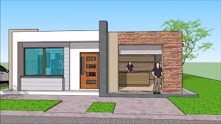 Plano de CASA con LOCAL comercial [upl. by Hatfield566]