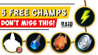 Raid Shadow Legends promo codes🎃BONUSES FOR ALL [upl. by Hadeis]