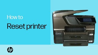 How to Reset your HP Printer  HP Printers  HP Support [upl. by Llertnor]