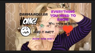 DERMAROLLER for PLUMPED Skin HOW TO [upl. by Ttenneb]