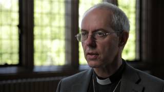 Archbishop Justin Welby on Prince Georges christening [upl. by Ykcub]