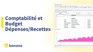 Comptabilité DépensesRecettes  Banana Comptabilité Plus [upl. by Nelo]