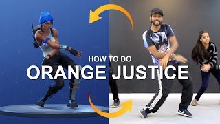 FORTNITE Dance in Real Life  How to Do quotORANGE JUSTICEquot Dance  Deepak Tulsyan Dance Tutorial [upl. by Peri897]