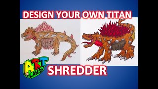 Design Your Own Titan Drawing SHREDDER Artist Redraws Fans Artwork [upl. by Nerral]