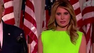 When Melania met Ivanka onstage at the RNC [upl. by Ecirtam281]