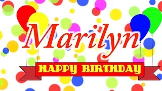 Happy Birthday Marilyn Song [upl. by Virginia]