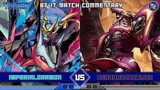 Imperialdramon vs DexDorugoramon — BT17 Matchplay Commentary [upl. by Malory]