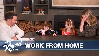 Jimmy Kimmel Teaches His Kids How to Behave in the Workplace [upl. by May]