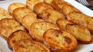 Cottage Fries  Easy OvenFried Potato Rounds [upl. by Kenlay]