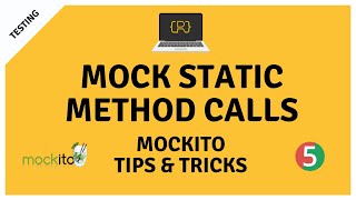 Mocking Static Methods with Mockito using Java [upl. by Karry]