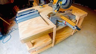 DIY Workbench With a SECRET [upl. by Aztiram]