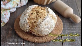 Pane senza lievito e senza glutine fatto in casa [upl. by Hillery]