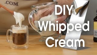 DIY whipped cream in 60 seconds [upl. by Ansilme]