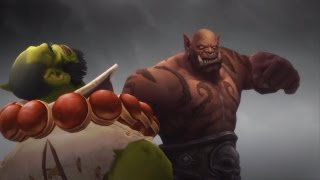 Thrall vs Garrosh  Epic Cinematic WoD Spoilers [upl. by Filmore]