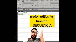 Como usar la Función SECUENCIA en Excel 2025 [upl. by Yand845]