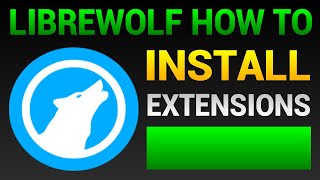 How To Add Extensions Or AddOns In LibreWolf Browser [upl. by Nial195]