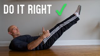 Do Leg Raises SAFELY With These 2 Tips [upl. by Earley583]