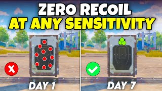 How To Get ZERO RECOIL at Any Sensitivity  Zero Recoil Sensitivity  BGMIPUBG Mobile [upl. by Zacharias]