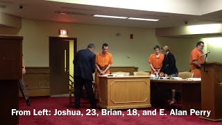 Brian amp Joshua Perry in court [upl. by Pandich]