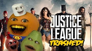 Trailer Trashed JUSTICE LEAGUE Annoying Orange [upl. by Llekim]