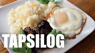 TAPSILOG Recipe  Around the World Breakfast the Philippines [upl. by Okajima]