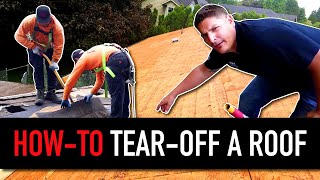 How to tear off a roof  DIY roofing [upl. by Fitz]