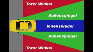 Toter Winkel und Schulterblick einfach erklärtFahrschule [upl. by Leirrad]