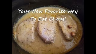 How To Make Pork Chops in the Crockpot  Only 3 Ingredients [upl. by Nereil]