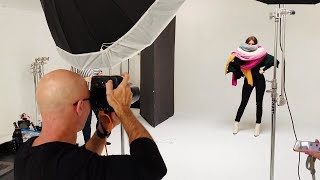 Fashion Photography How to make a catalogue photoshoot BTS [upl. by Idel980]