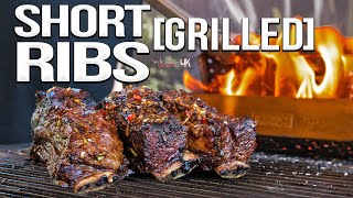 Epic GRILLED Beef Short Ribs  SAM THE COOKING GUY 4K [upl. by Carvey]