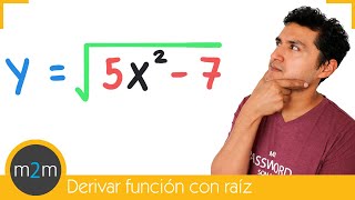 DERIVAR tres veces una FUNCIÓN CON RAÍZ [upl. by Leumhs]