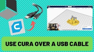 How to 3D Print with Cura over USB  Beginners Guide [upl. by Coltson181]