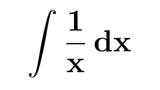 Integral of 1x [upl. by Rezeile]