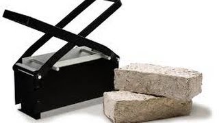 How to make a paper briquette [upl. by Garner]