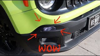 Jeep Renegade LED Daytime Running Lights DRL [upl. by Demp]