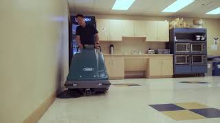 S7 WalkBehind Sweeper  Product Overview  Tennant Company [upl. by Sirk]